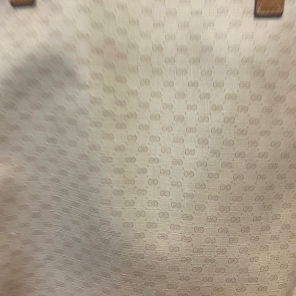 Gucci Magazine Micro GG Logo Tote Bag Vintage Tote - Picture 7 of 16